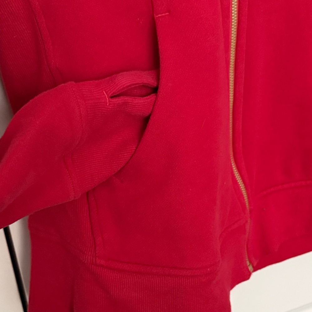 lululemon athletica Red Scuba Full Zip Sweatshirt / Hoodie - Picture 3 of 4